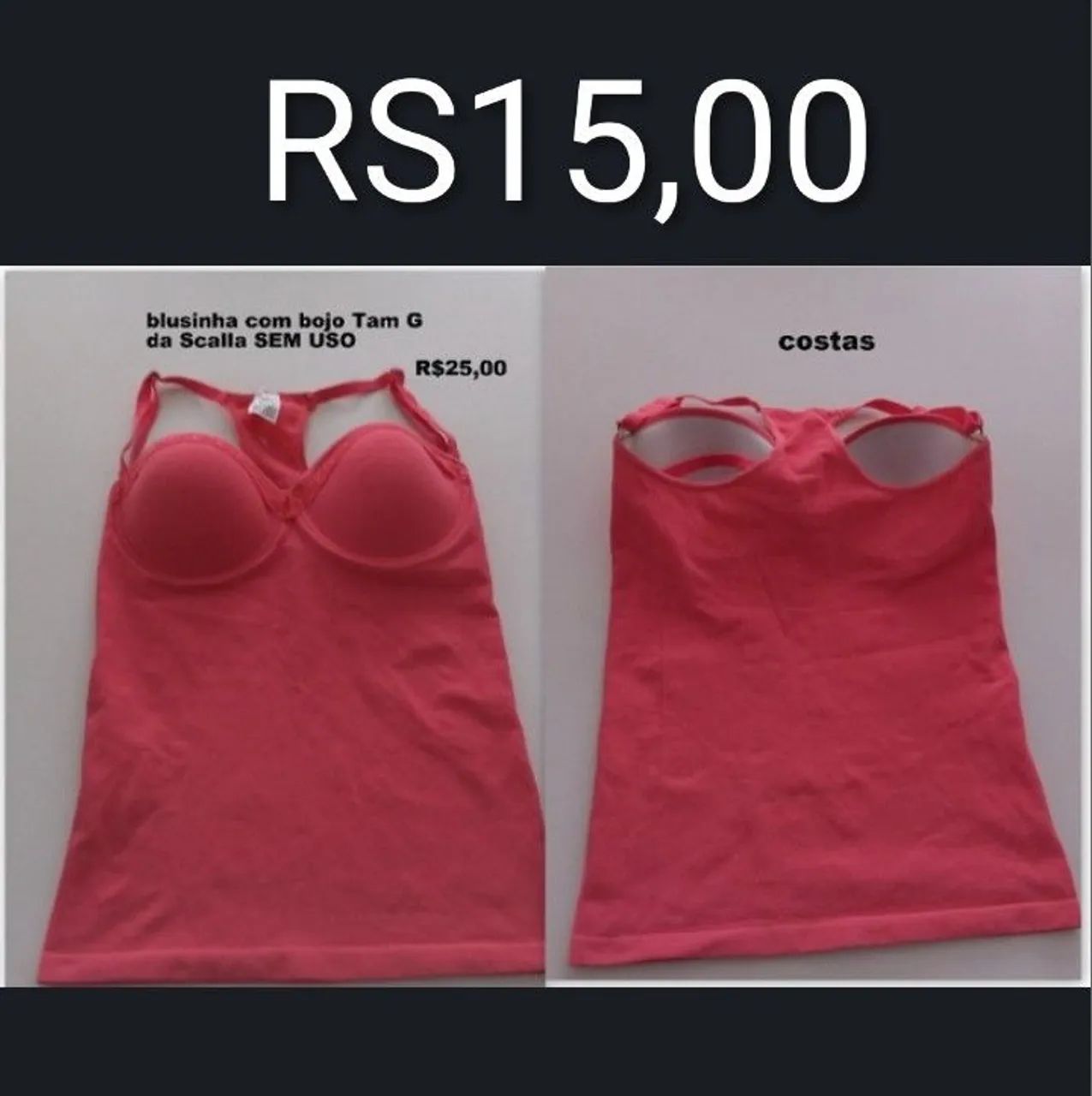 Lote com 4 peças roupa feminina  - Foto 2