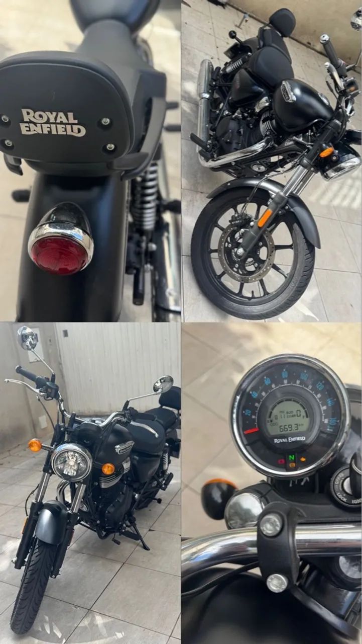 Vendo moto Royal Enfield METEOR 350 zerada - Foto 3