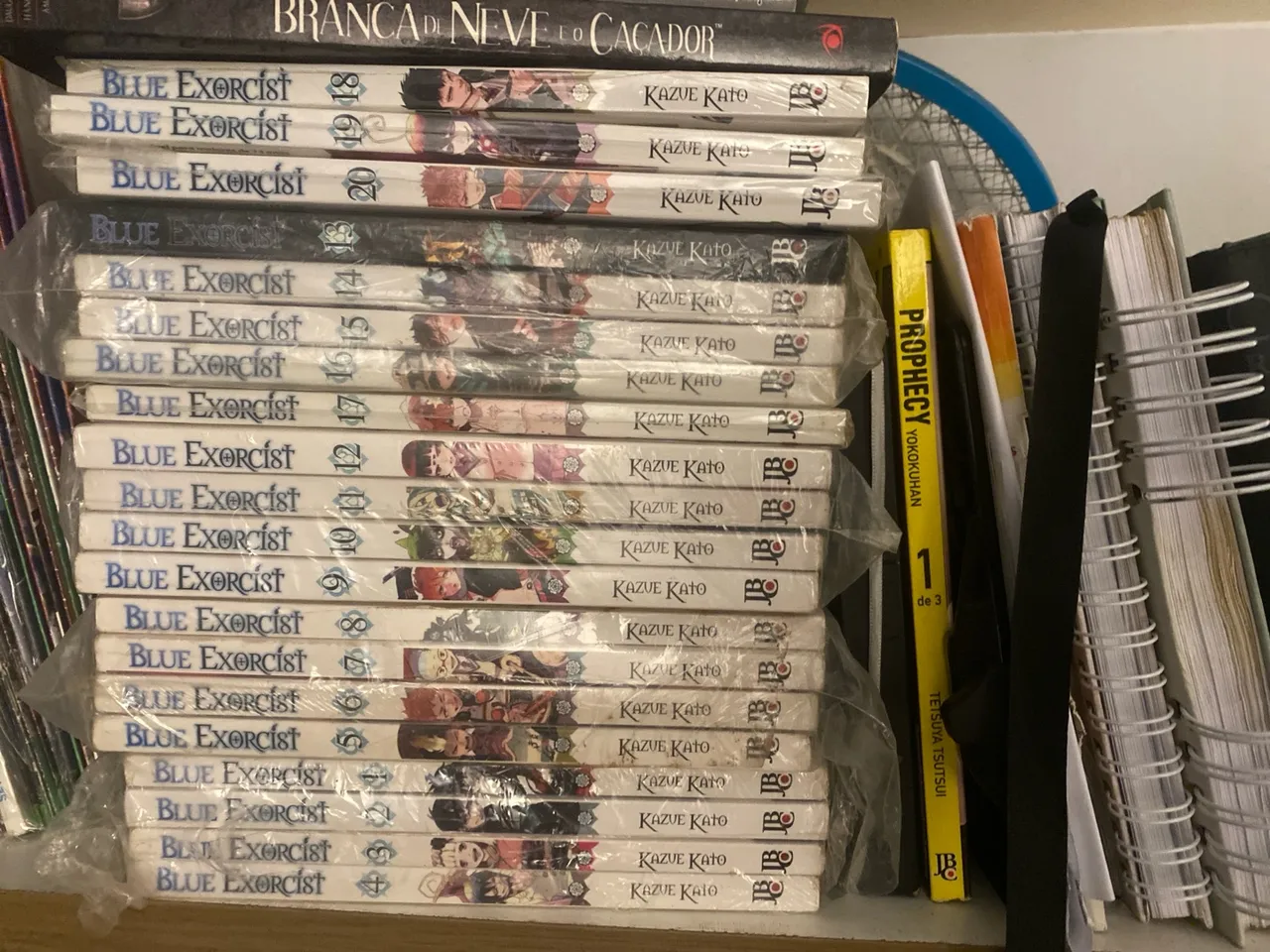 Coleção Blue Exorcist. 1ao20 ( Tenho alguns volumes lacrados ainda )