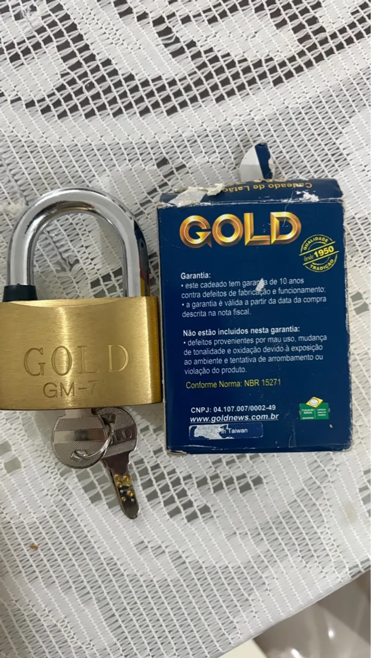 Cadeado Gold GM-70