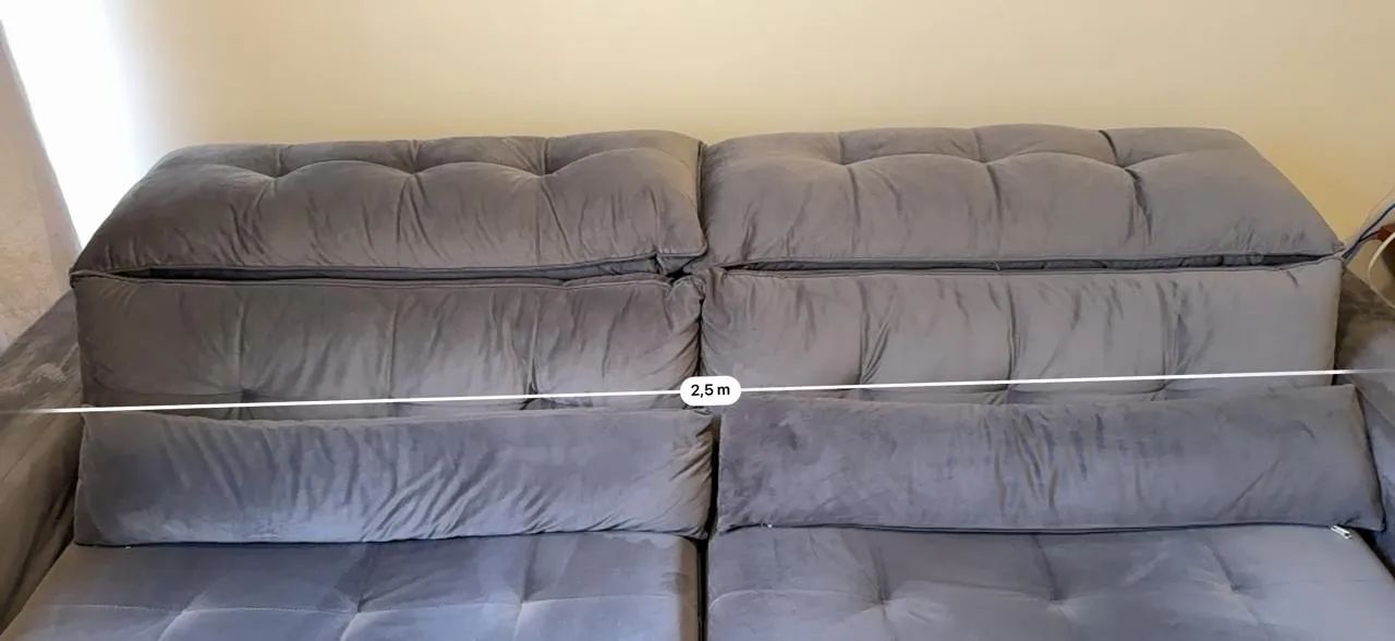 Sofá Retrátil | 4 Lugares | Ótimo Estado - Foto 4