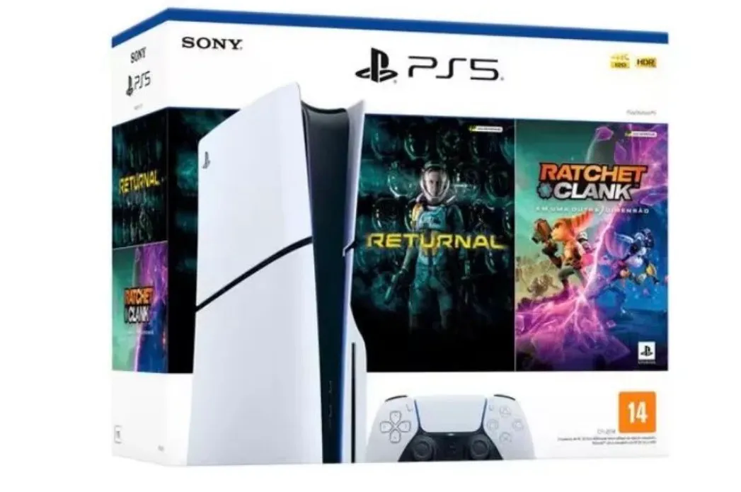 PlayStation 5 (PS5) Bundle com Jogos - Novo!