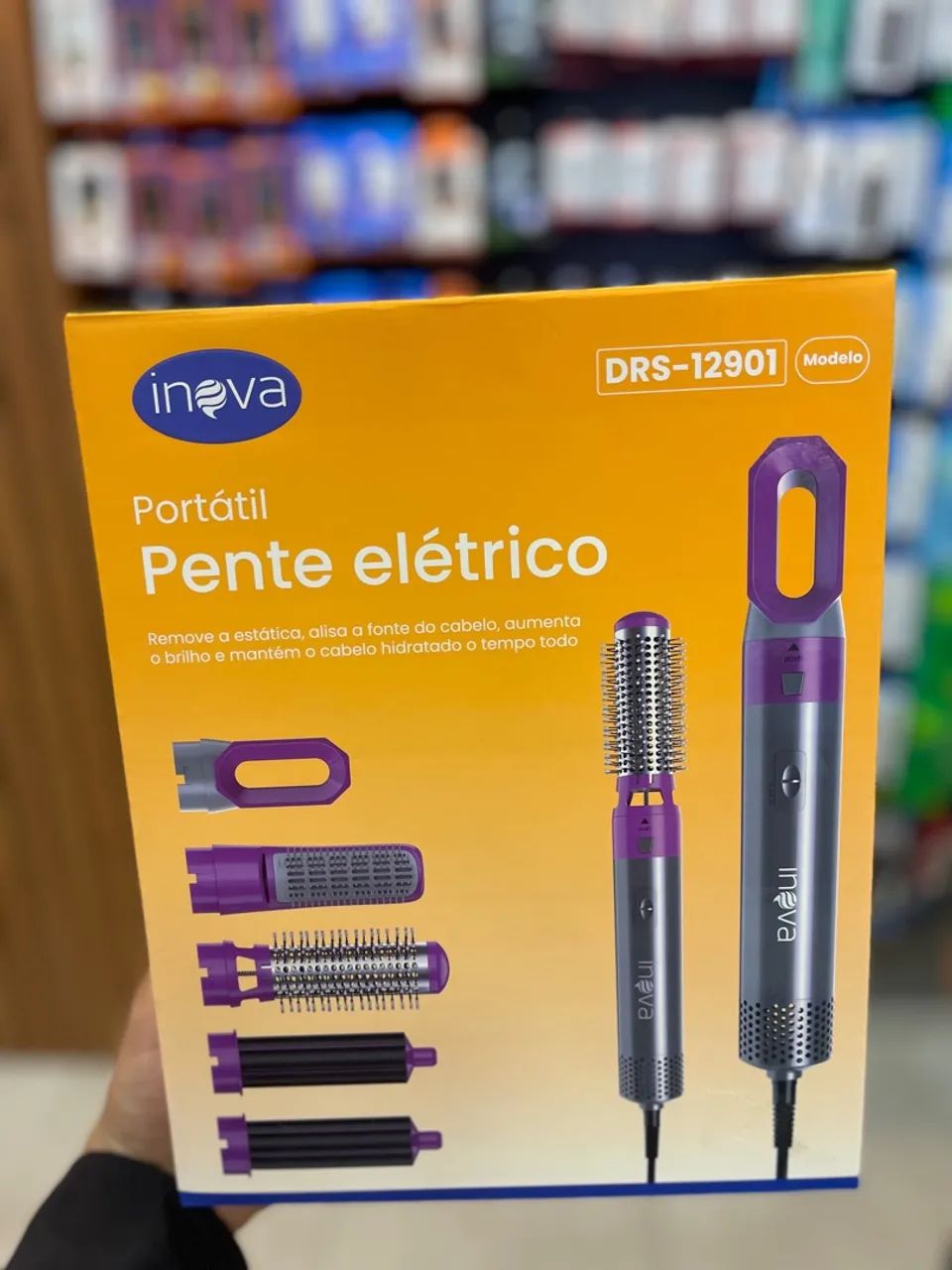 Pente Elétrico Inova DRS-12901 - Portátil