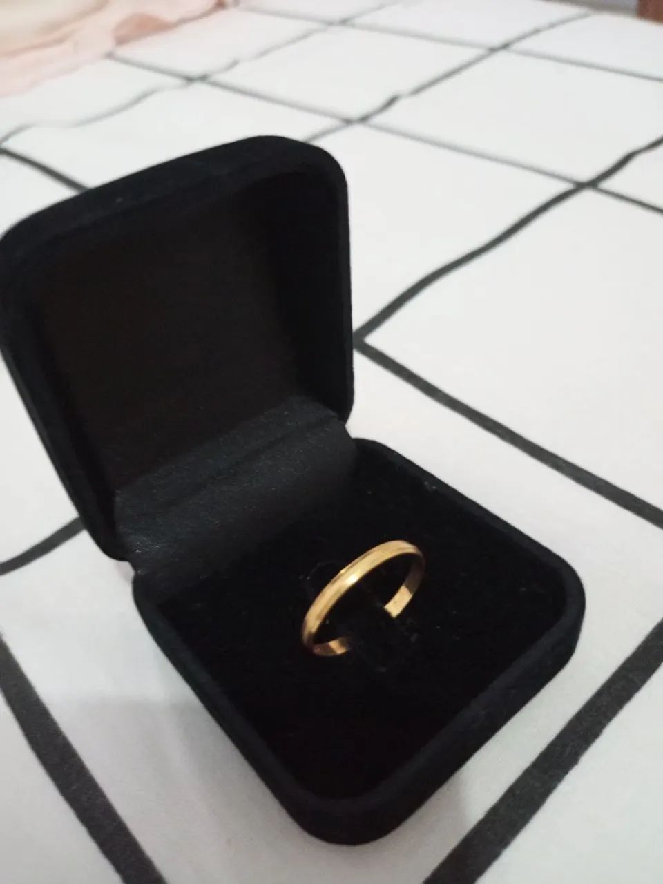 Anel de Ouro Delicado 18 - 1g - Foto 3