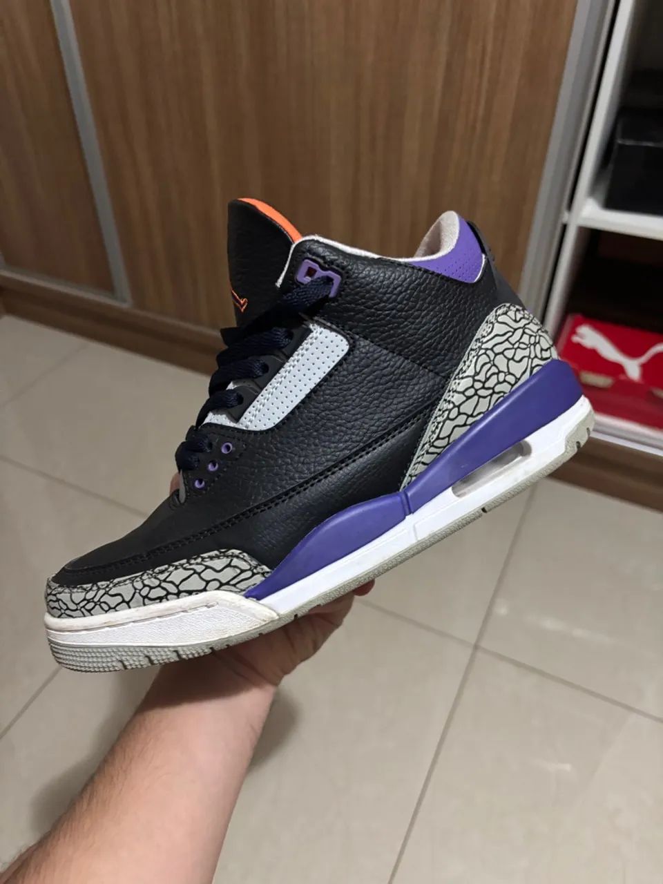 Air Jordan 3 court purple N°40 - Foto 4