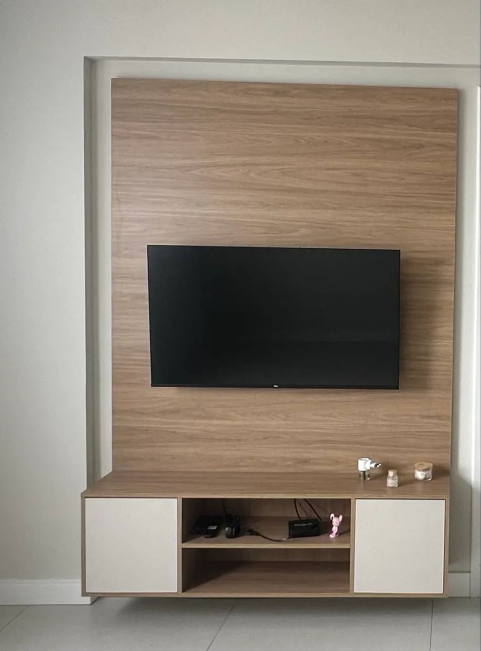 Painel de TV madeira maciça 64750824964995120