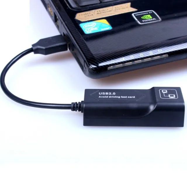 Adaptador Usb Para Lan Ethernet Rj45 10/100mbps - Foto 3