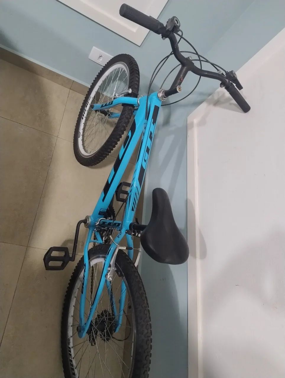 Bicicleta Aro 20 Azul - Foto 3
