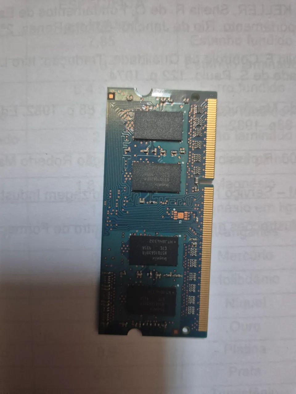Memória RAM 1GB DDR3 para Notebook - Hynix - Foto 2