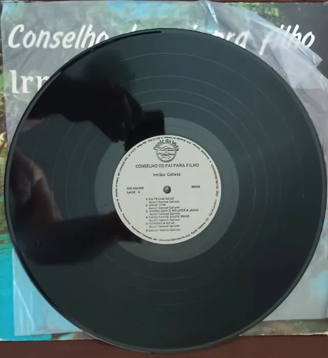 Lp Disco de Vinil Gospel Evangélico Irmãos Calixto Conselho De Pai Pra Filho - Foto 3