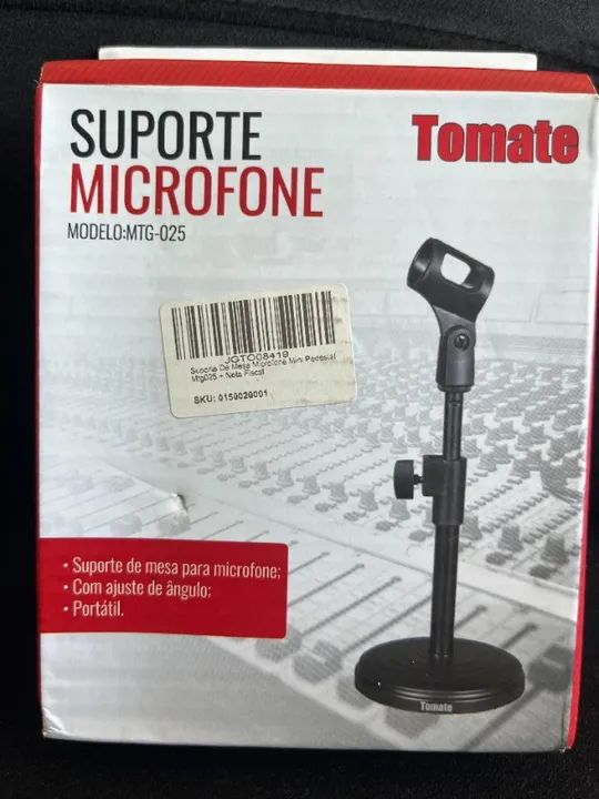 Suporte de Mesa para Microfone Tomate/ Mtg-025 - Foto 4