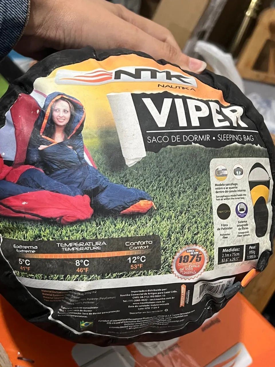 Saco de dormir NTK Viper novíssimo (2 unidades)