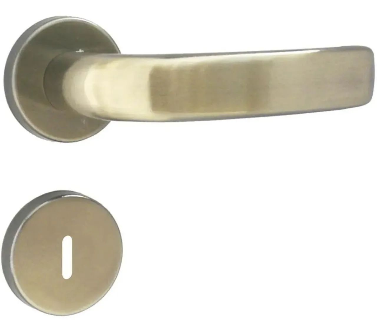 Fechadura Maçaneta Interna De Aço Zamac Galaxy 4183 Com Roseta