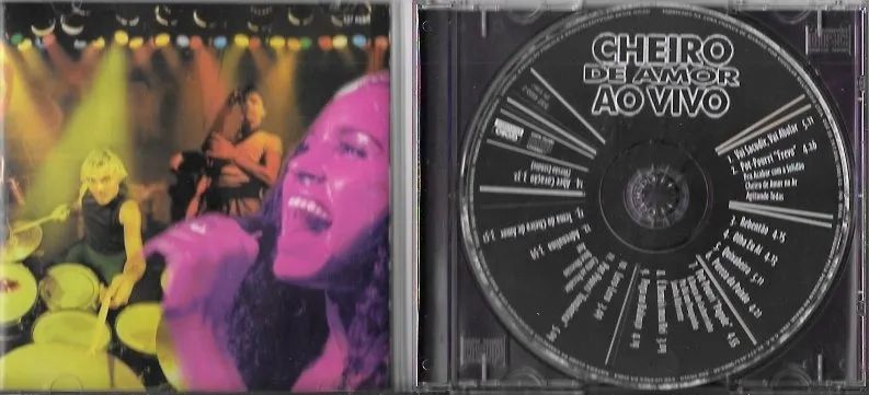 CD: Cheiro de Amor ao vivo (música latina romântica, axé, samba, pop, frevo, pagode) - Foto 2