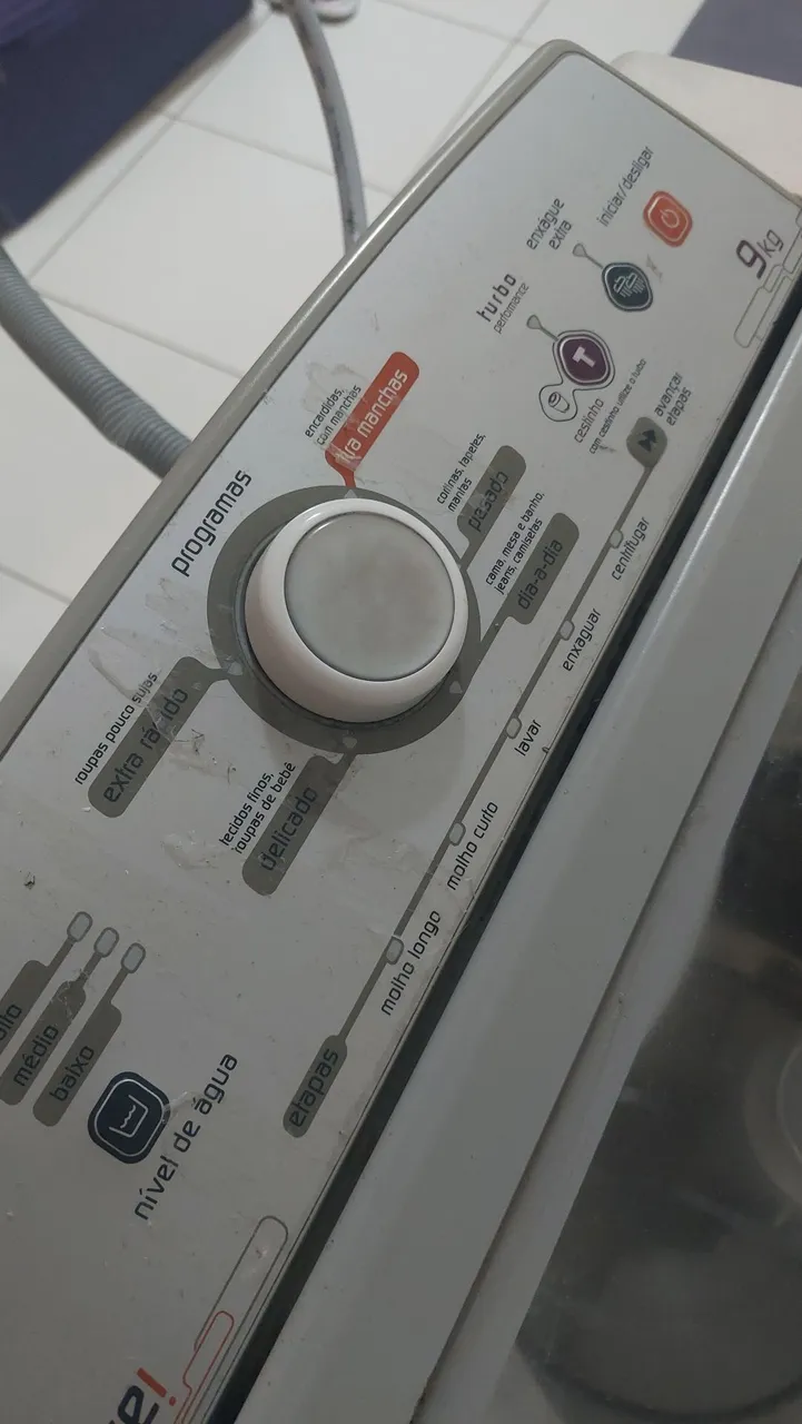 Máquina de lavar BRASTEMP 9kg - COM DEFEITO