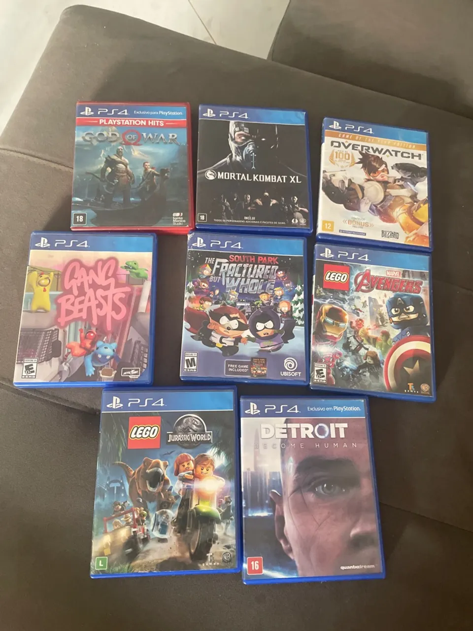 Coleção de Jogos PS4 - Diversão Garantida!