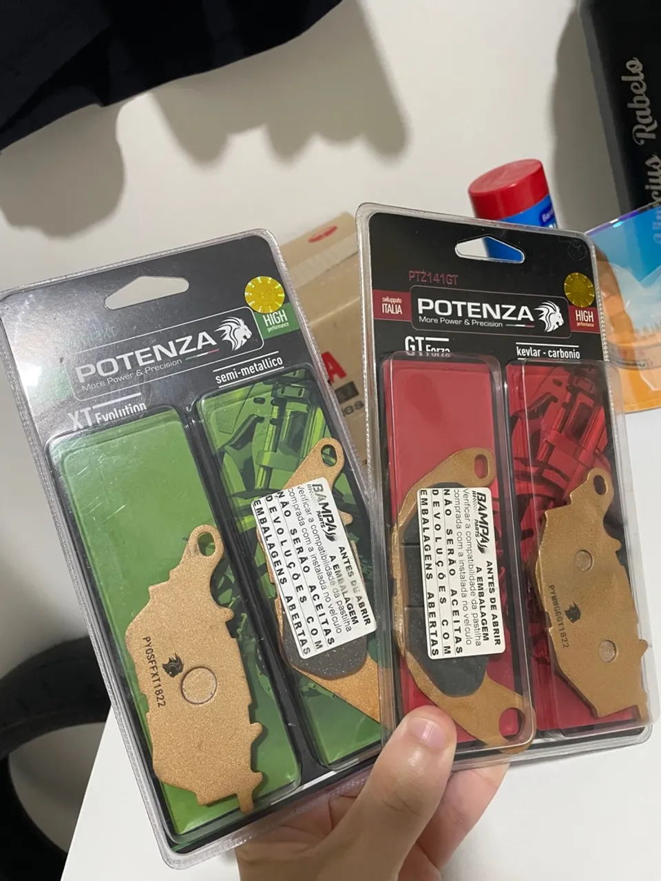 Pastilhas de Freio Potenza MT 03 e R3