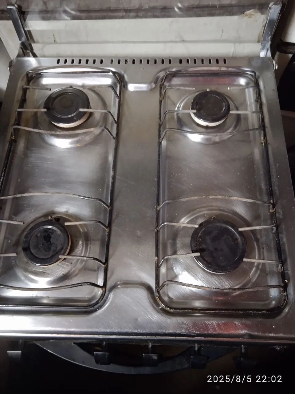 Fogão a gás usado modelo mais antigo (Fogão muito resistente) - Foto 6