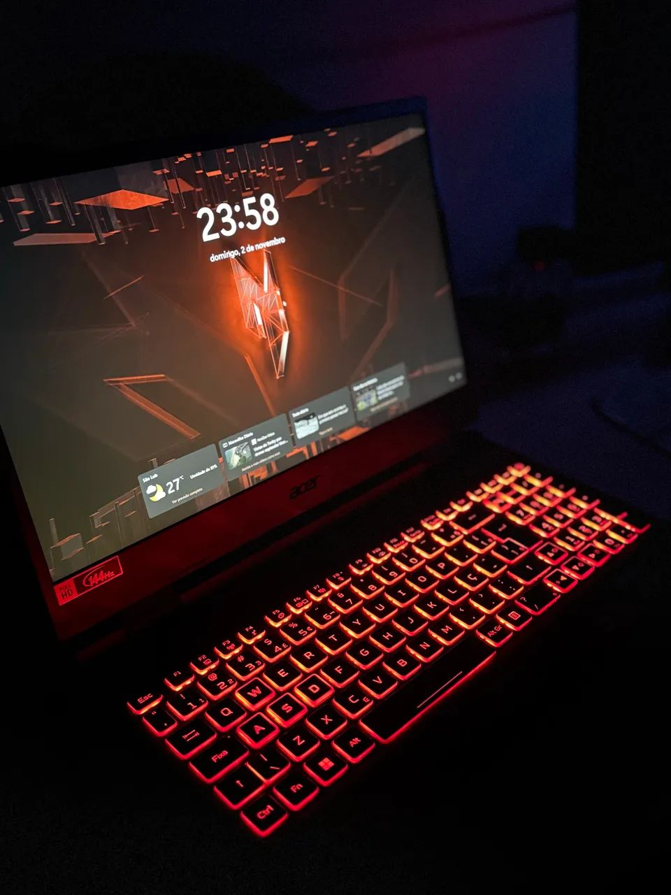 Notebook Gamer Nitro 5 24gb RAM + RTX 3050 + SSD 512gb - Foto 4