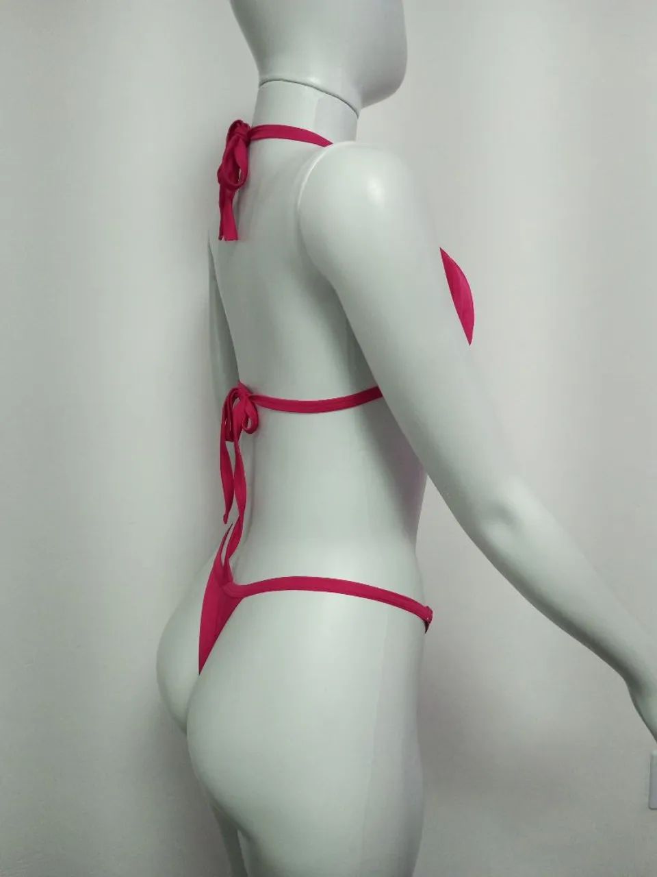 Biquíni Rosa cortininha- Novo - Foto 4