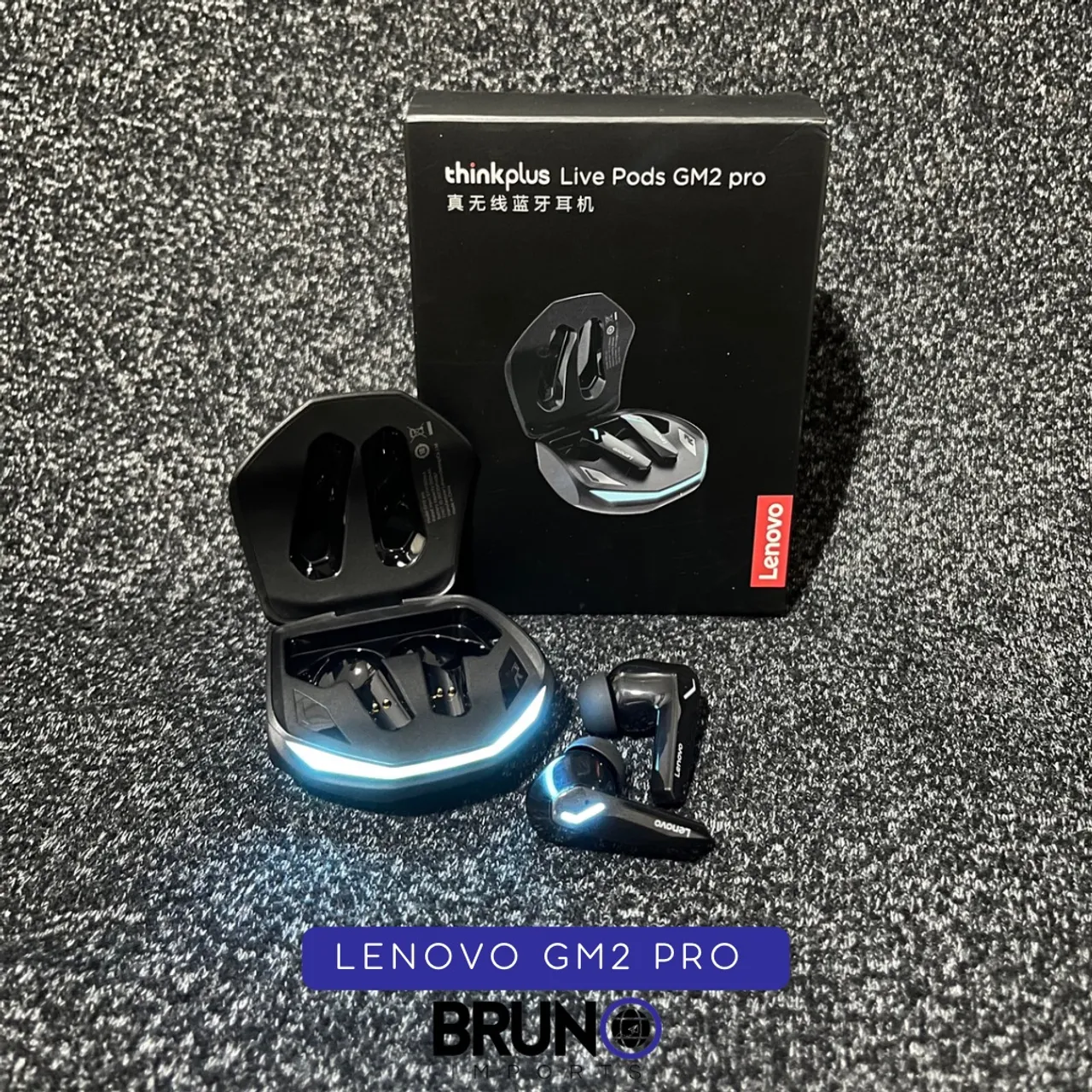 Fone de ouvido bluetooth Lenovo GM2 Pro