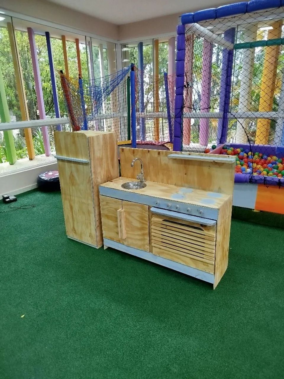 Cozinha Infantil de Madeira