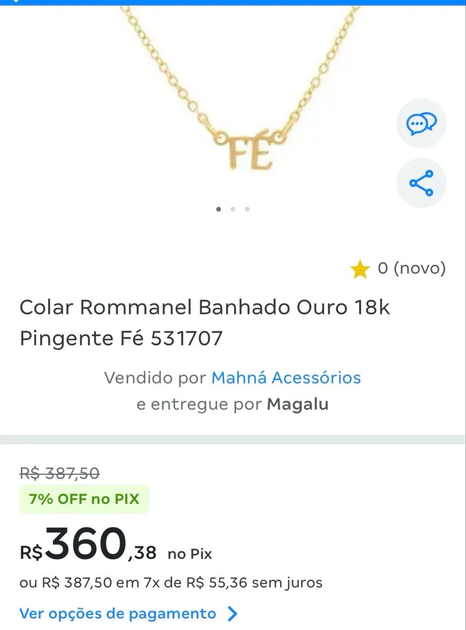 Gargantilha Romanel fe64304966780930123