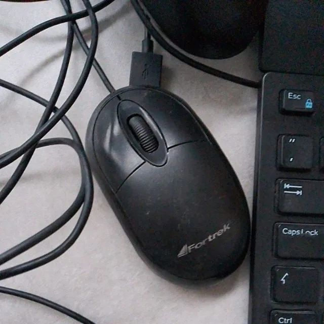 kit 3 teclados com 3 mouses usados com cabo. - Foto 5