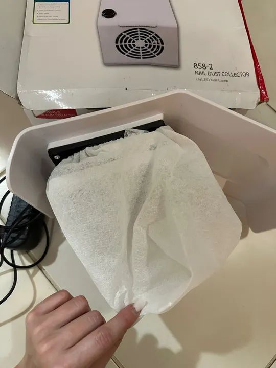 Aspirador coletor de pó para unhas gel sugador - Foto 3