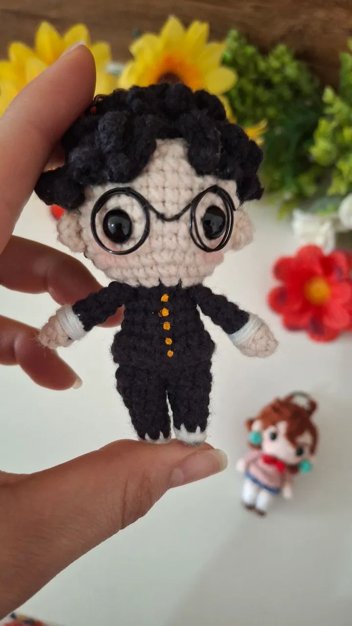 Momo Ayase + Okarun - Dandadan Amigurumi - Foto 2