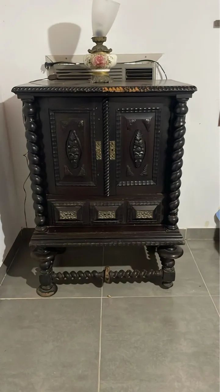 Rustic Dining Table with Chairs + Cabinet64363744108929121