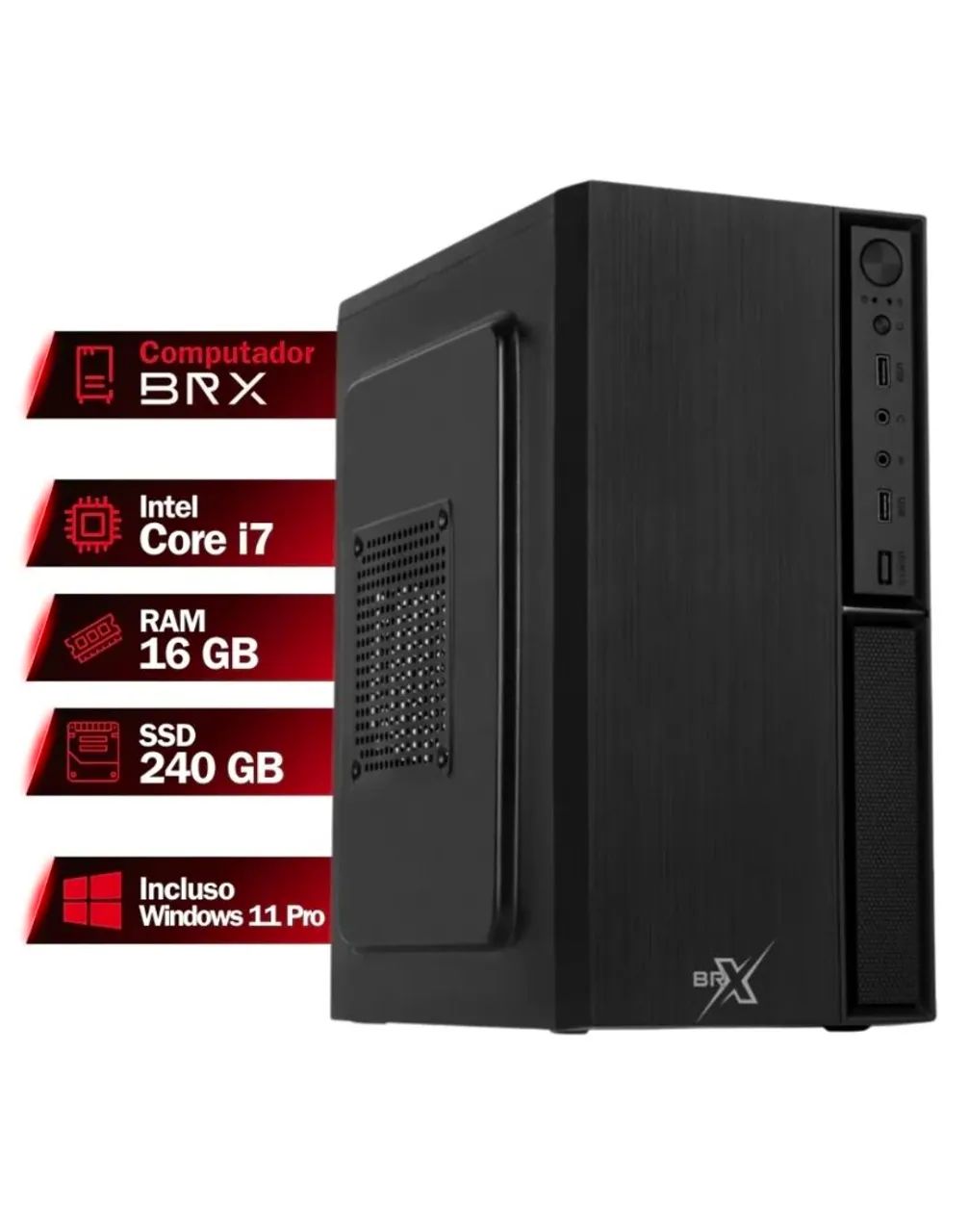 Computador CPU BRX I7 2600 16GB SSD 240G Windows 11 Pro
