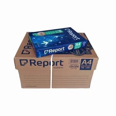 Papel sulfite A4 210x297 branco Caixa com 5 resmas com 500 fls cada