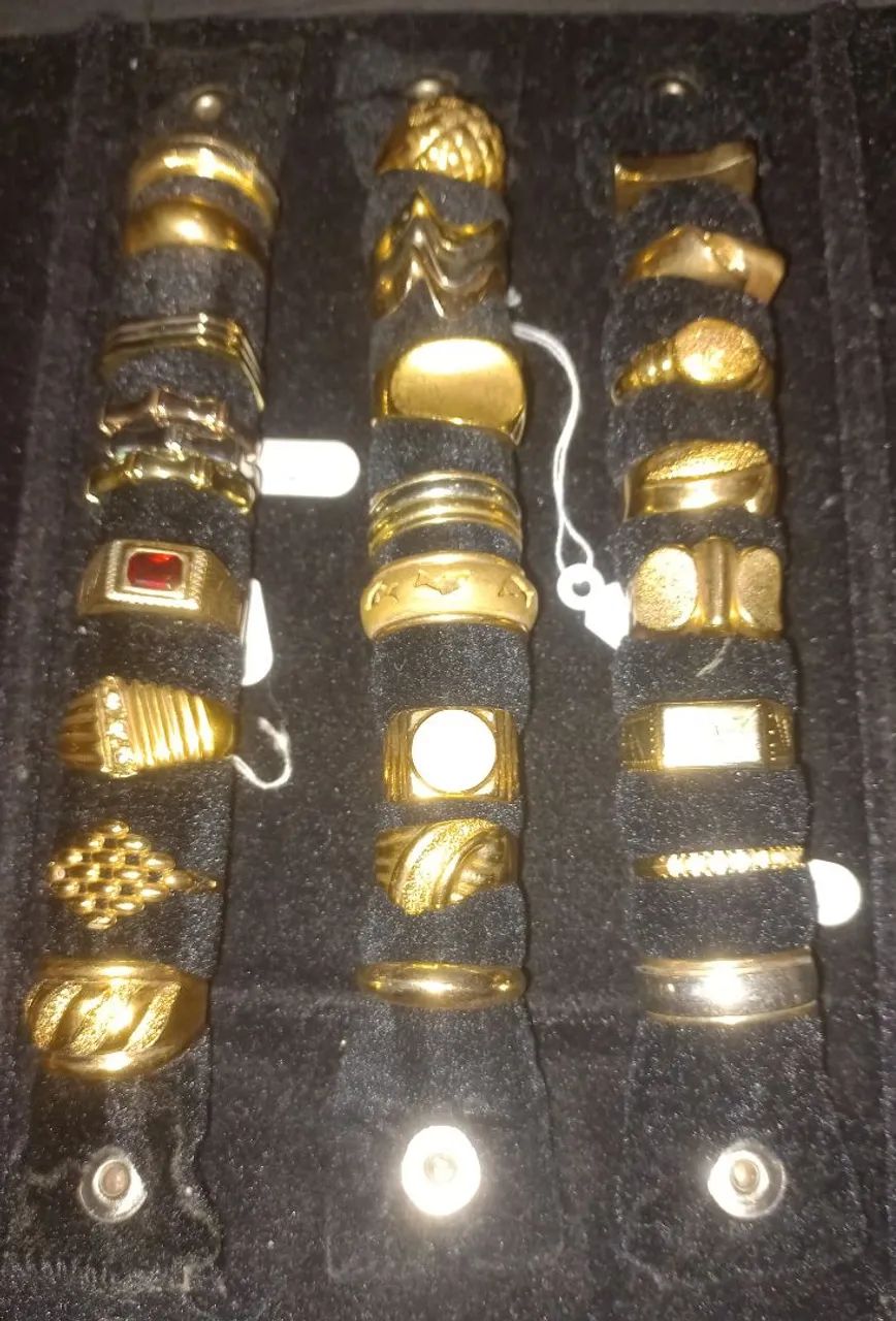 Mostruário de joias foleadas a ouro. - Foto 3