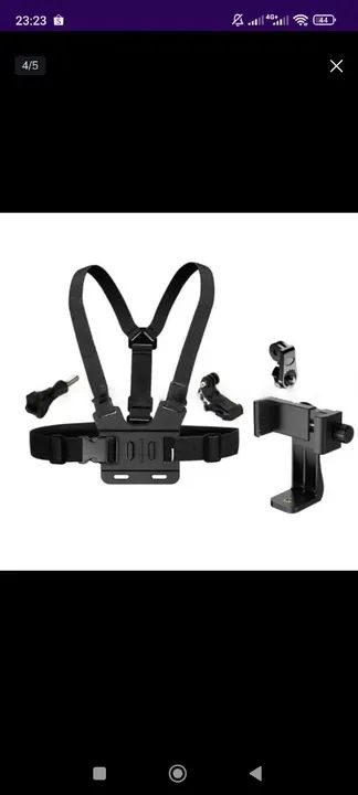 Suporte de peito para celular e Gopro  60$ - Foto 4