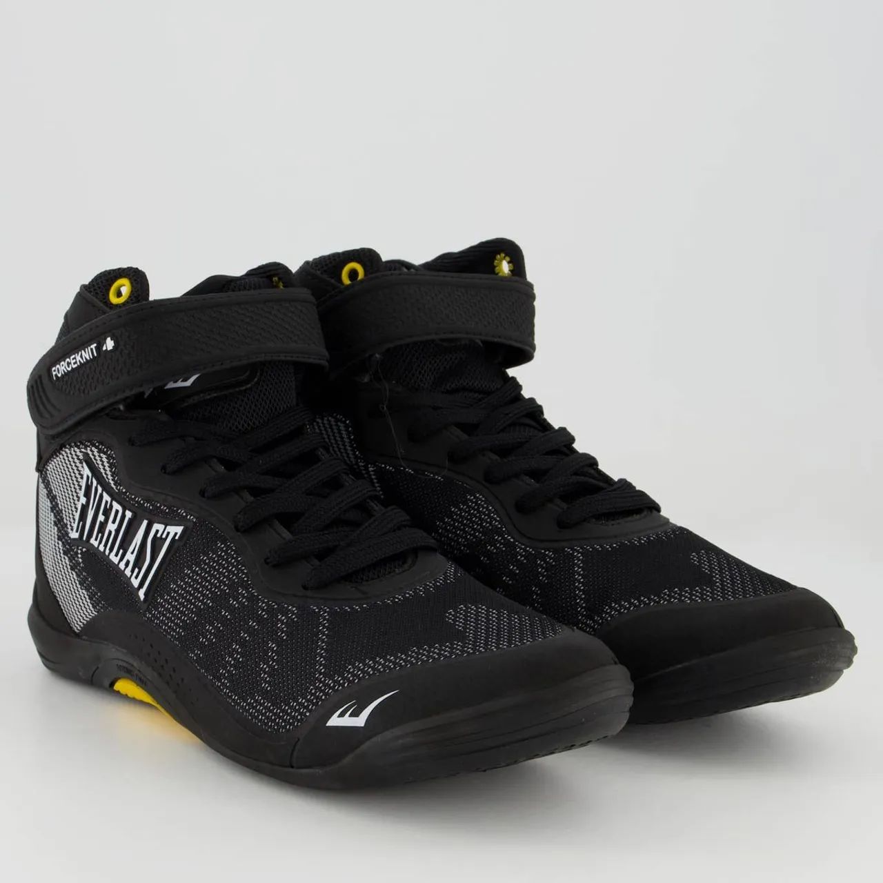 Tênis Everlast Forceknit 4 Preto e Amarelo Tam 41.  - Foto 2
