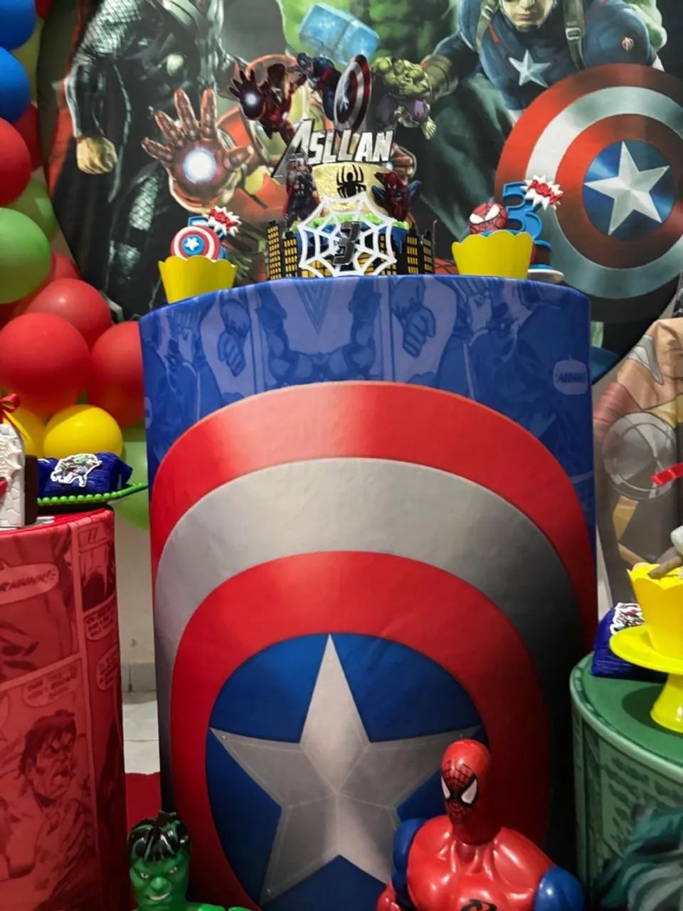 Decoração de festa temática de super-heróis - Foto 3
