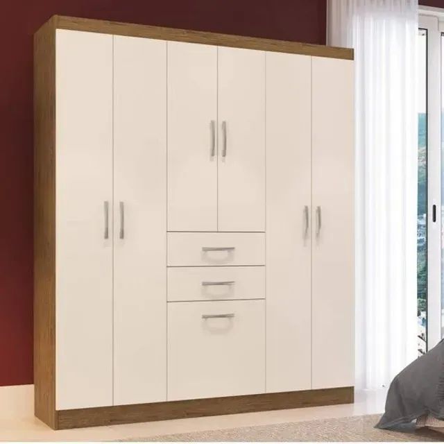 guarda roupa branco Doripel **novo na caixa** - entrega gratis - Foto 2