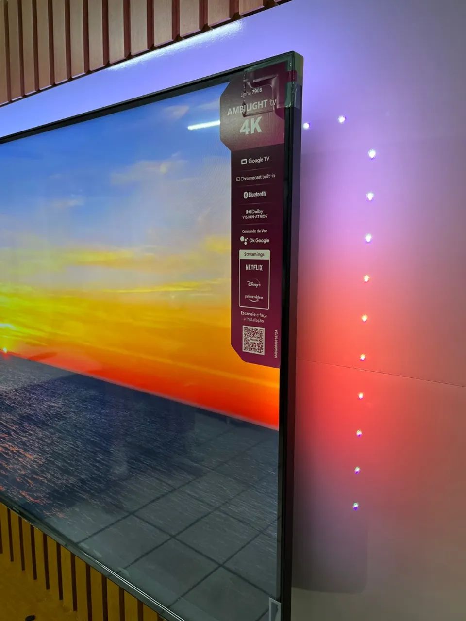 Tv 55 polegadas smarth Phillips com Led e Engrega imediata - Foto 2