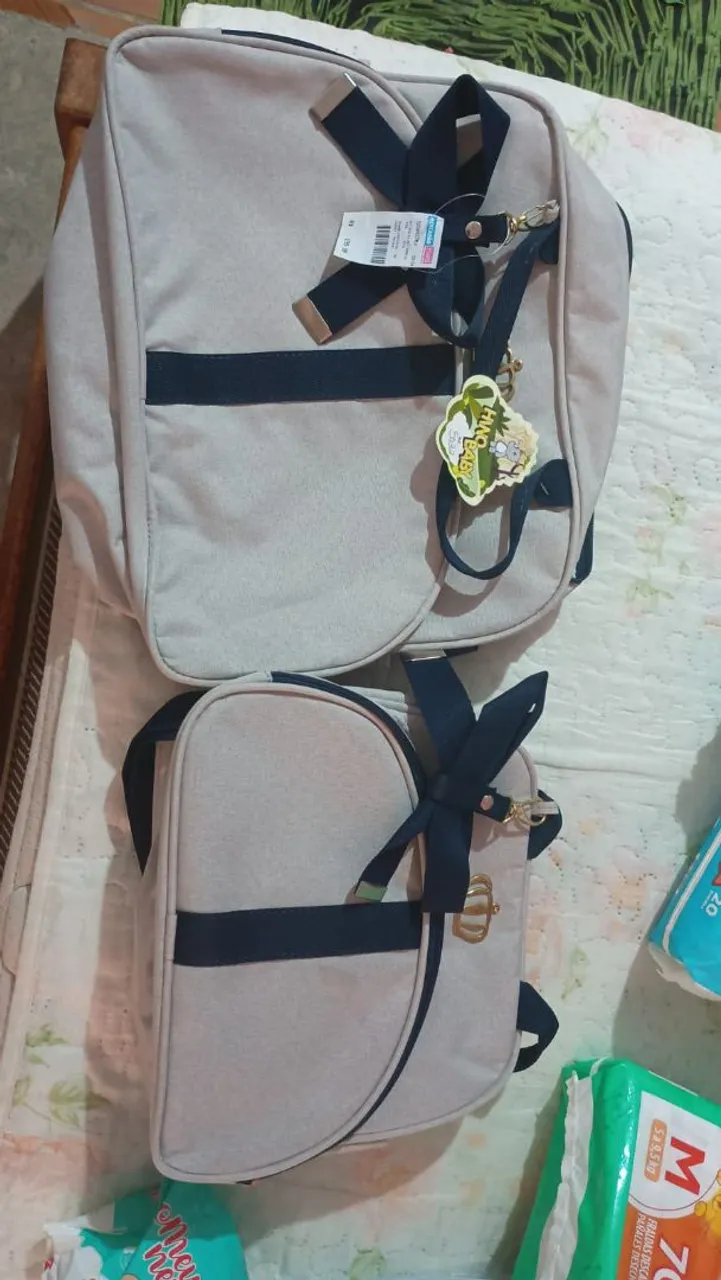 Kit de bolsas maternidade 2 peças - Hno Baby