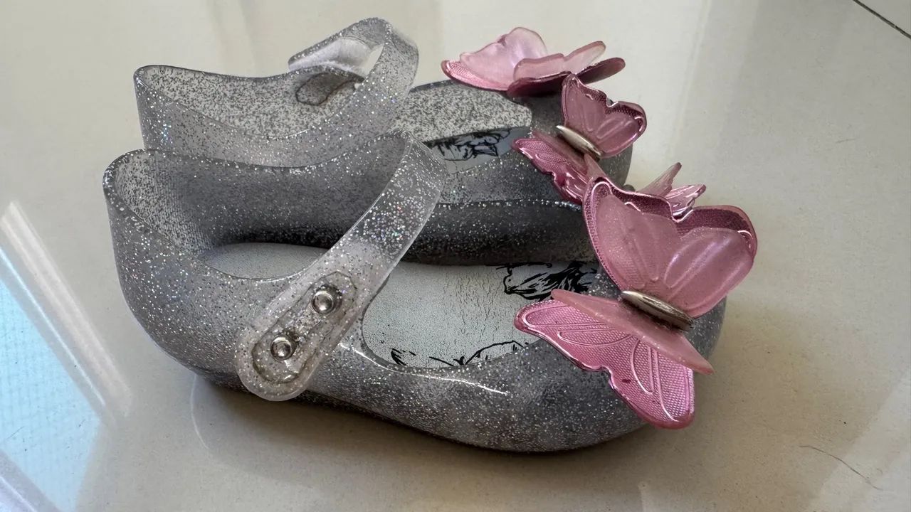 Sandália Mini Melissa com Borboletas 19 - Foto 4