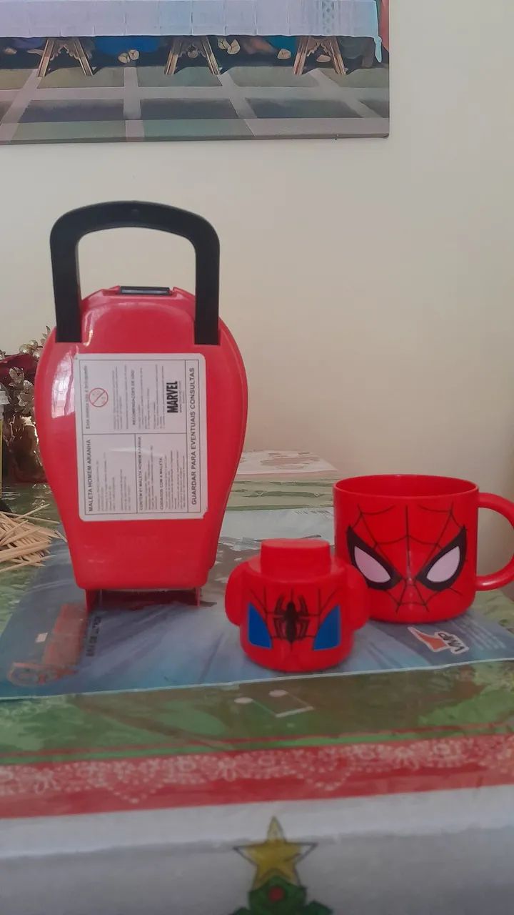 Lancheira e Copo do Homem Aranha  - Foto 5