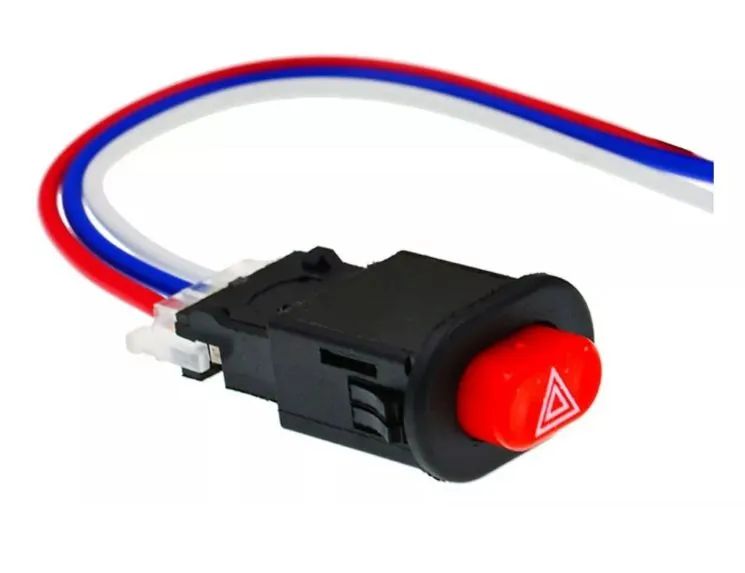 BOTÃO INTERRUPTOR PISCA ALERTA UNIVERSAL 