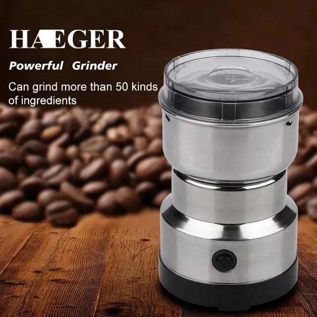 "Moedor Elétrico Multifuncional: Café, Grãos e Especiarias [TE]