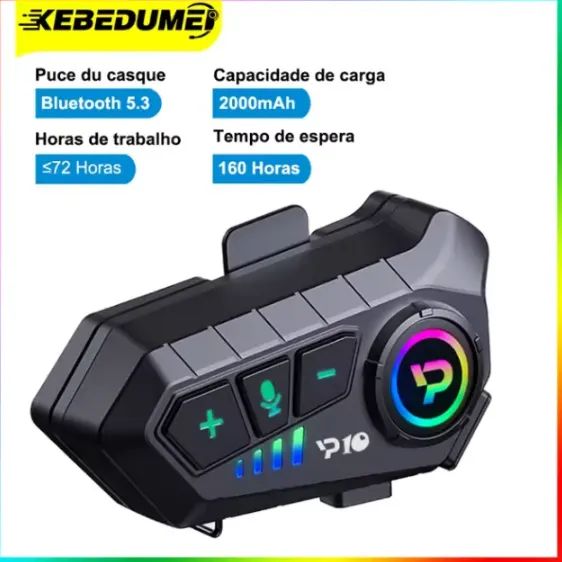 Fone para capacete Bluetooth64167713323138120
