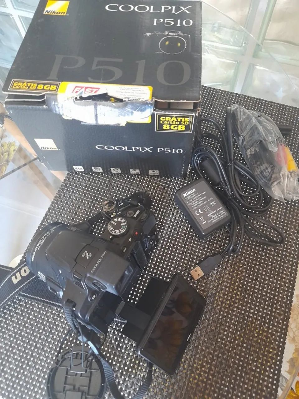 Máquina fotográfica COOLPIX P510 ZOOM 42X Full HD - Usada apenas 3 vezes. - Foto 6