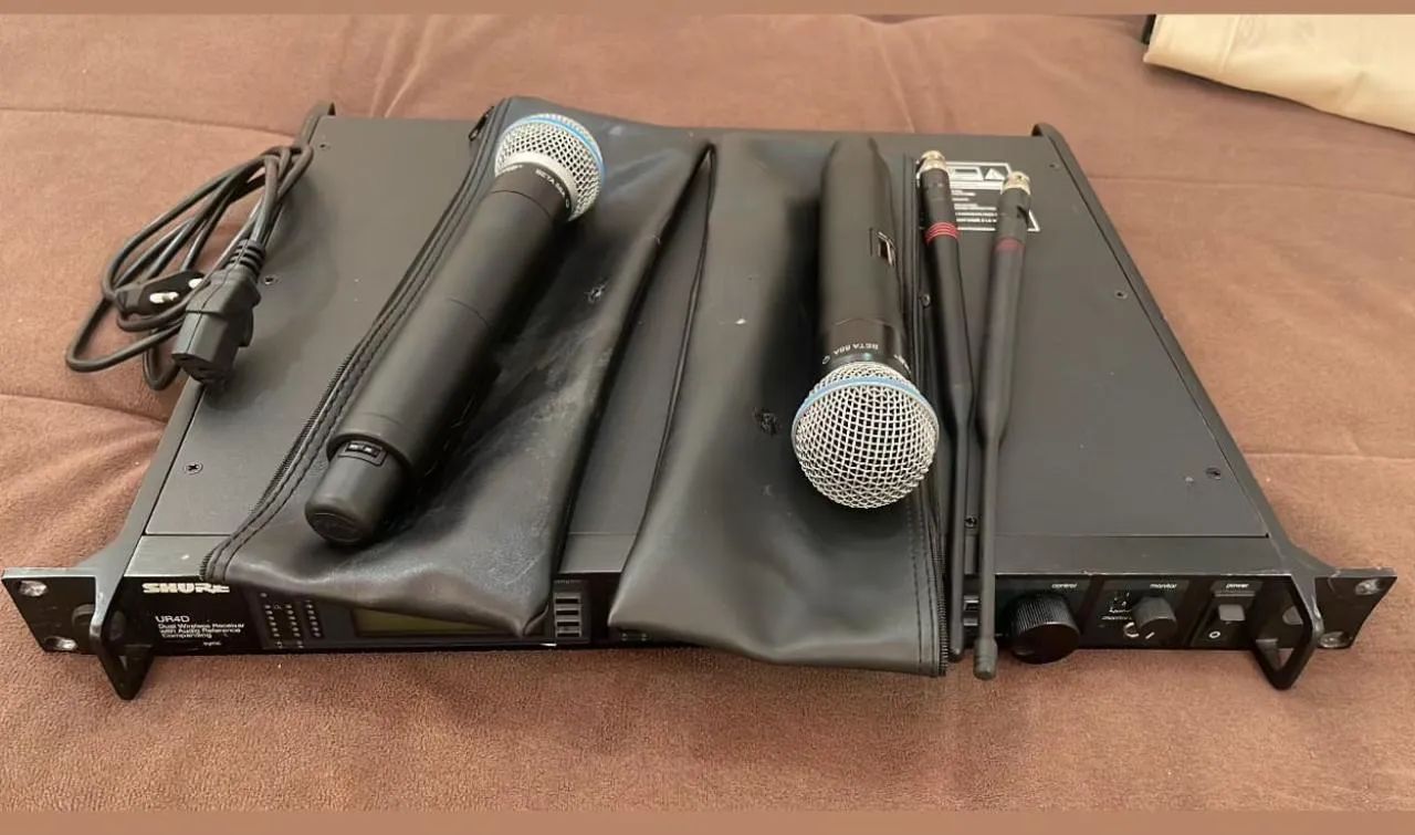 Microfone shure UR4 - Foto 4