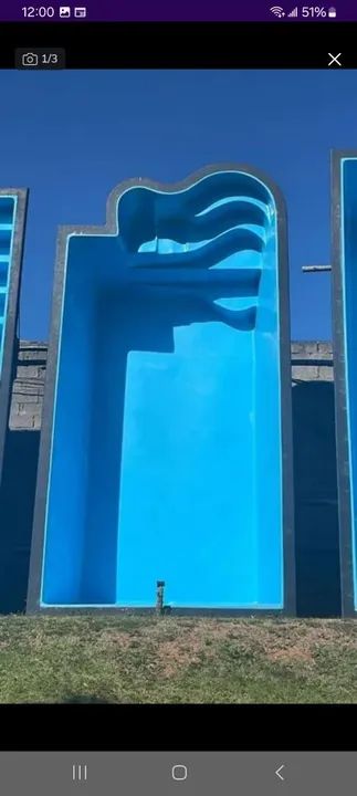 Ana: Piscina de fibra para sua área externa 6 metros