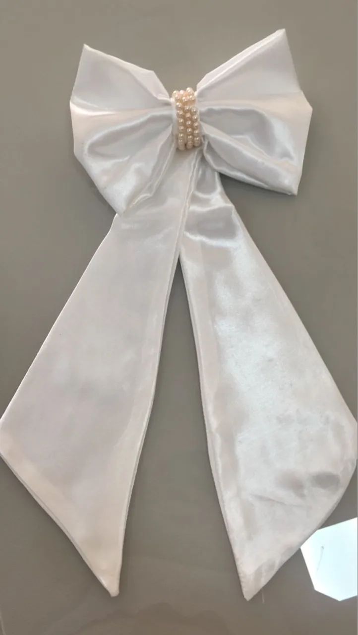 Vestido de festa branco para menina - Foto 3