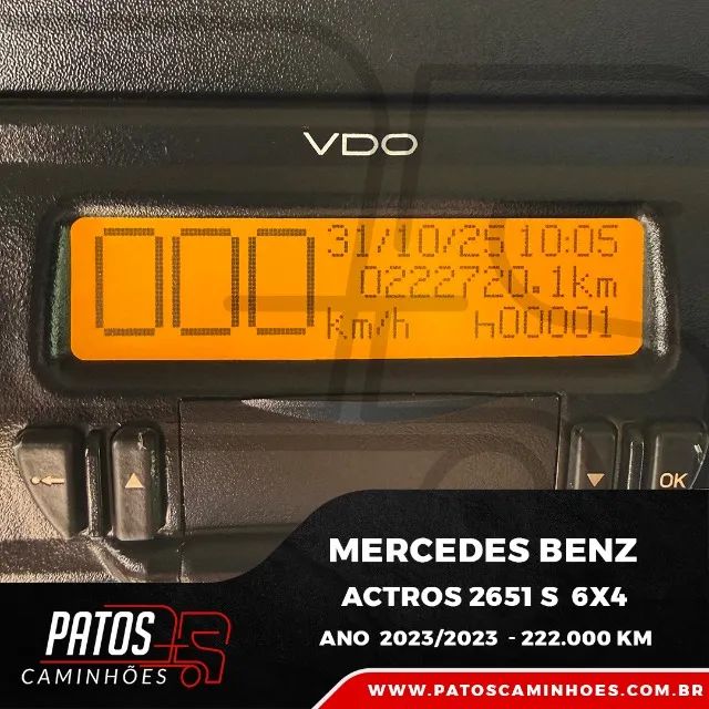 Cavalo Mecanico Mercedes Benz Actros 2651 s 6x4 2023/2023 - Foto 20